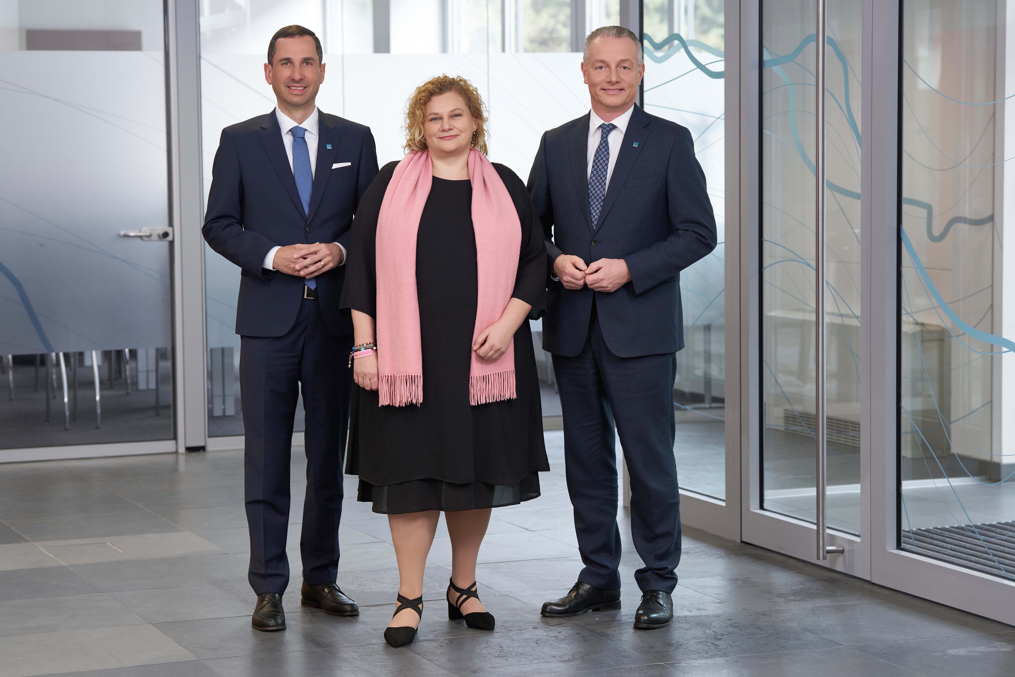 Vorstandsteam Kadlec, Bräutigam und Dafert (v.li.)